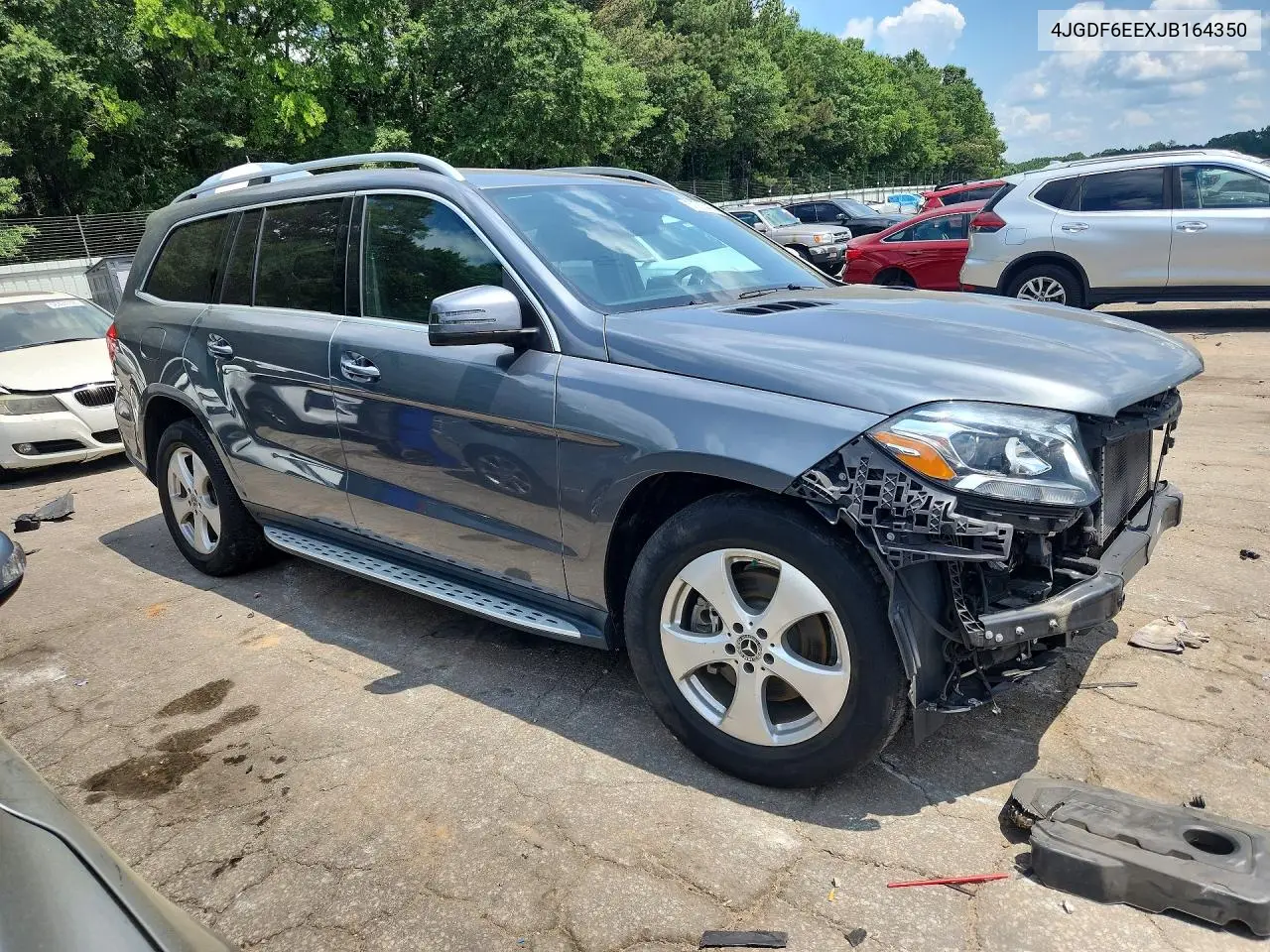 2018 Mercedes-Benz Gls 450 4Matic VIN: 4JGDF6EEXJB164350 Lot: 57583446