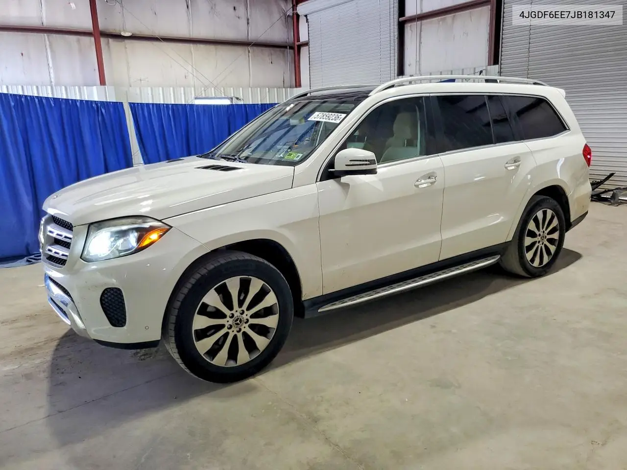2018 Mercedes-Benz Gls 450 4Matic VIN: 4JGDF6EE7JB181347 Lot: 57859236