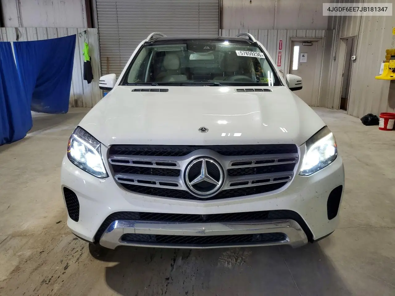 2018 Mercedes-Benz Gls 450 4Matic VIN: 4JGDF6EE7JB181347 Lot: 57859236