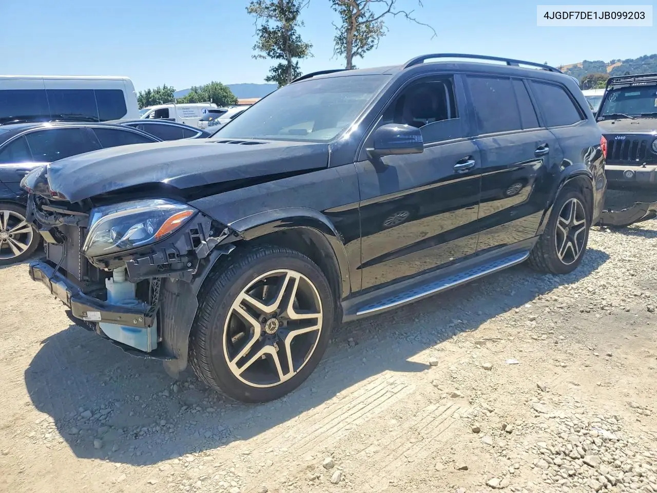 2018 Mercedes-Benz Gls 550 4Matic VIN: 4JGDF7DE1JB099203 Lot: 58468416