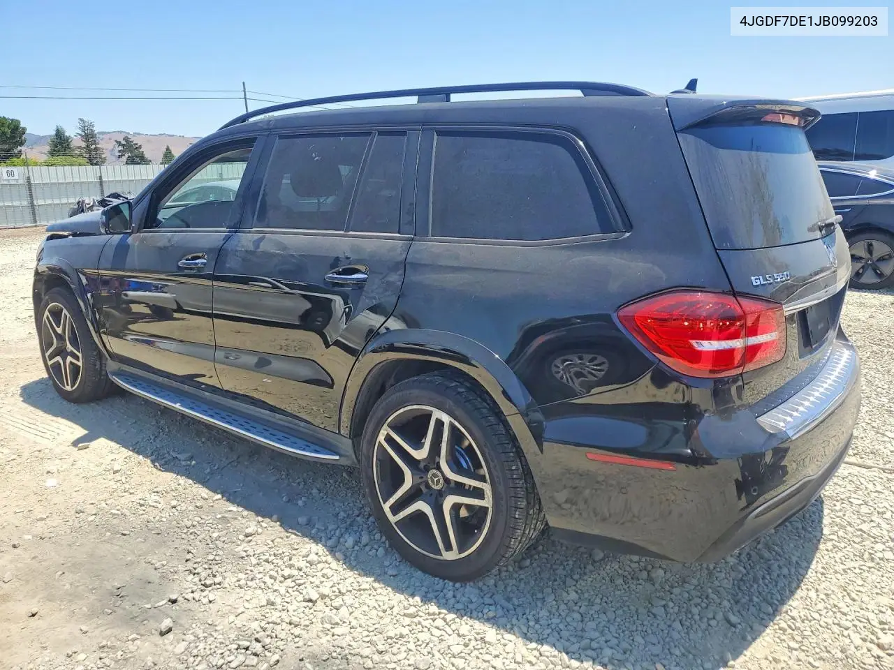 2018 Mercedes-Benz Gls 550 4Matic VIN: 4JGDF7DE1JB099203 Lot: 58468416
