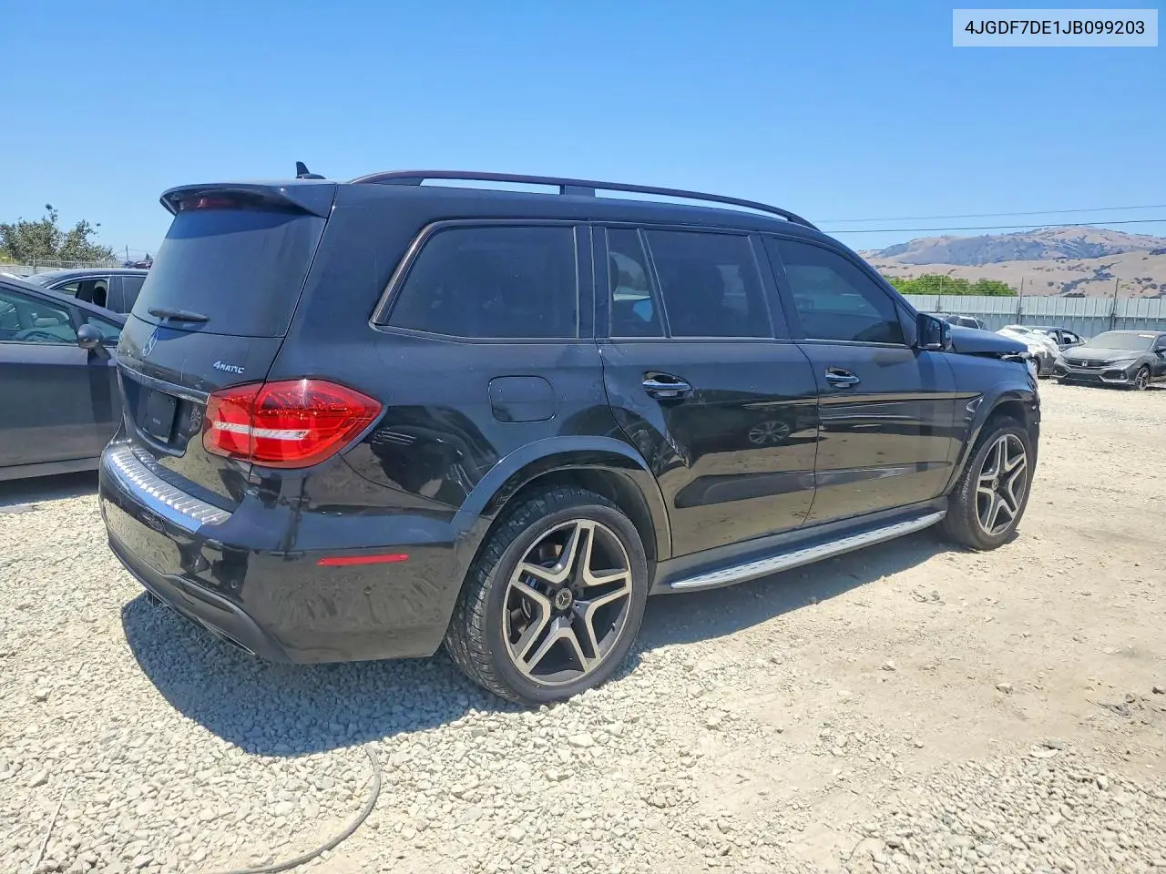 2018 Mercedes-Benz Gls 550 4Matic VIN: 4JGDF7DE1JB099203 Lot: 58468416