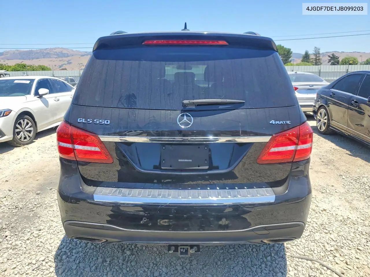2018 Mercedes-Benz Gls 550 4Matic VIN: 4JGDF7DE1JB099203 Lot: 58468416