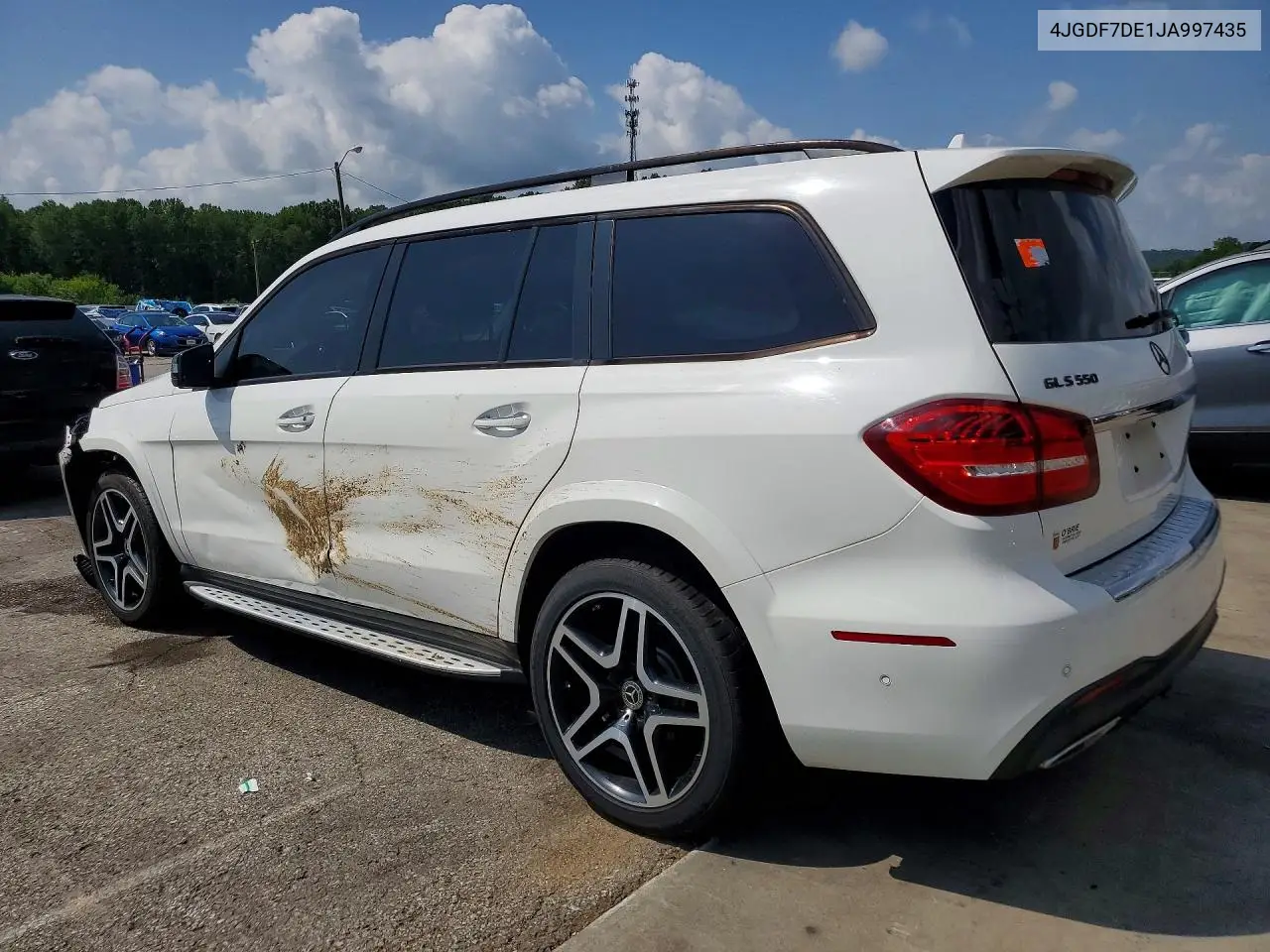 2018 Mercedes-Benz Gls 550 VIN: 4JGDF7DE1JA997435 Lot: 58764326