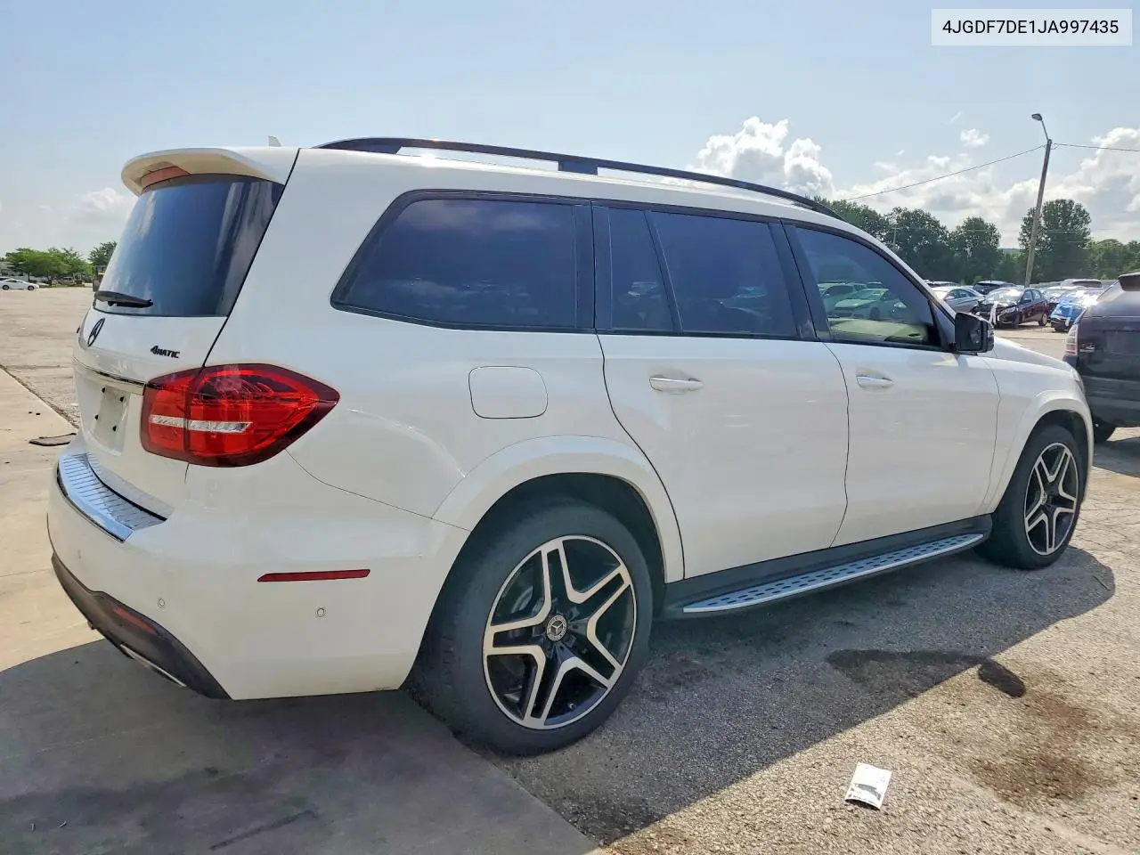 2018 Mercedes-Benz Gls 550 VIN: 4JGDF7DE1JA997435 Lot: 58764326