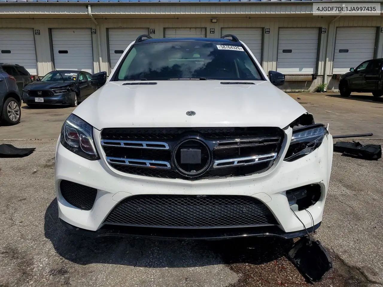 2018 Mercedes-Benz Gls 550 VIN: 4JGDF7DE1JA997435 Lot: 58764326