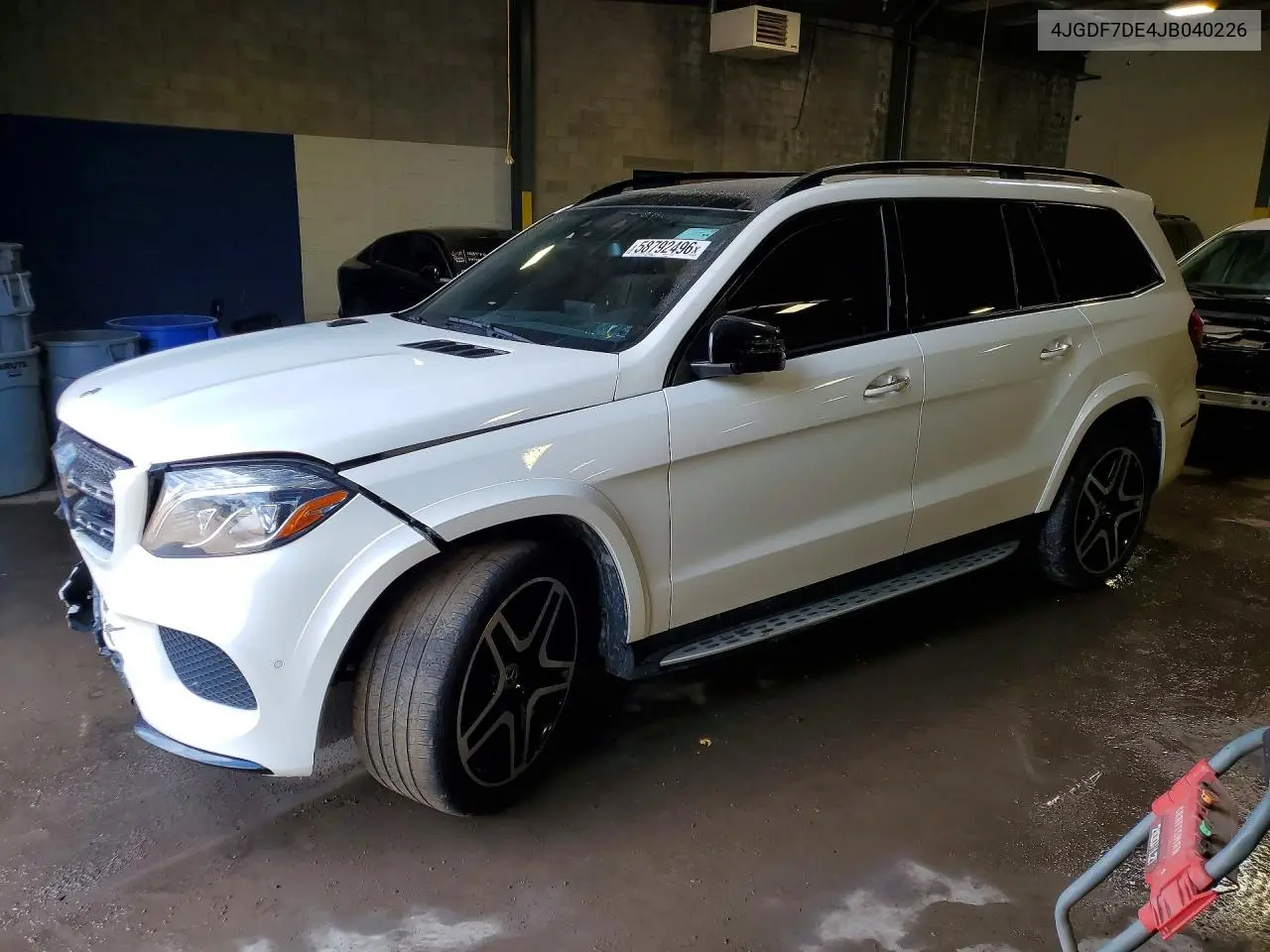 2018 Mercedes-Benz Gls 550 4Matic VIN: 4JGDF7DE4JB040226 Lot: 58792496