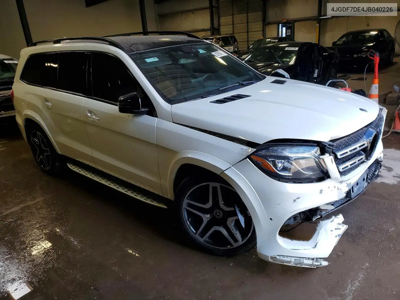 2018 Mercedes-Benz Gls 550 4Matic VIN: 4JGDF7DE4JB040226 Lot: 58792496