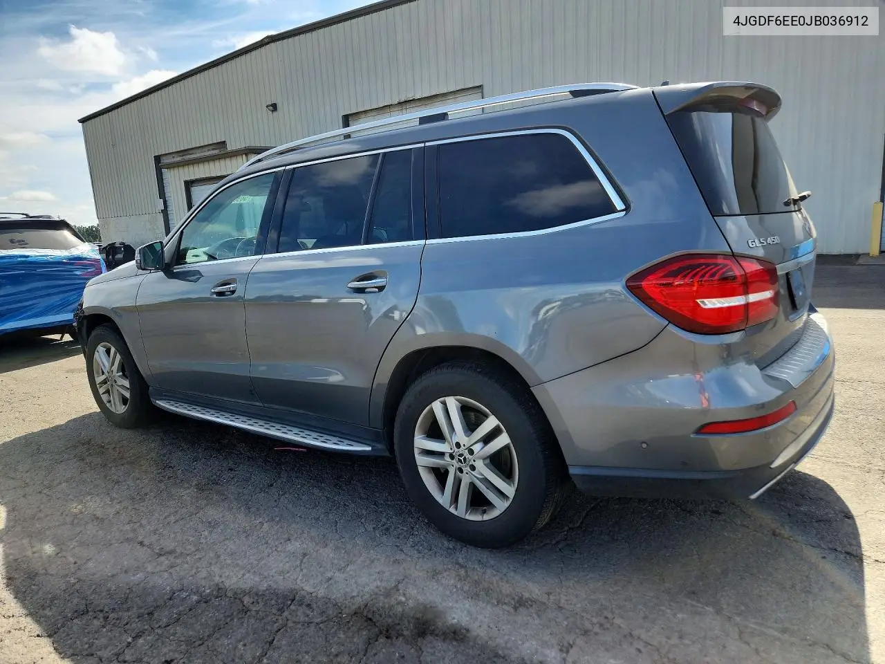 2018 Mercedes-Benz Gls 450 4Matic VIN: 4JGDF6EE0JB036912 Lot: 58960056