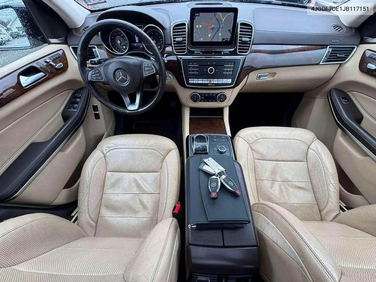 2018 Mercedes-Benz Gls 550 4Matic VIN: 4JGDF7DE1JB117151 Lot: 59610496