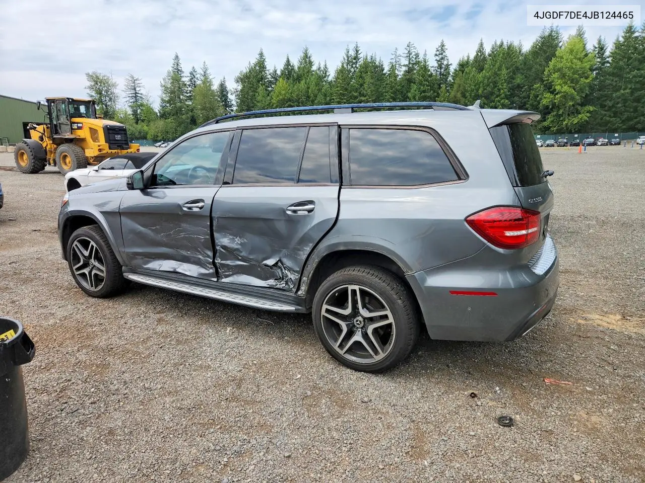 2018 Mercedes-Benz Gls 550 4Matic VIN: 4JGDF7DE4JB124465 Lot: 61764396