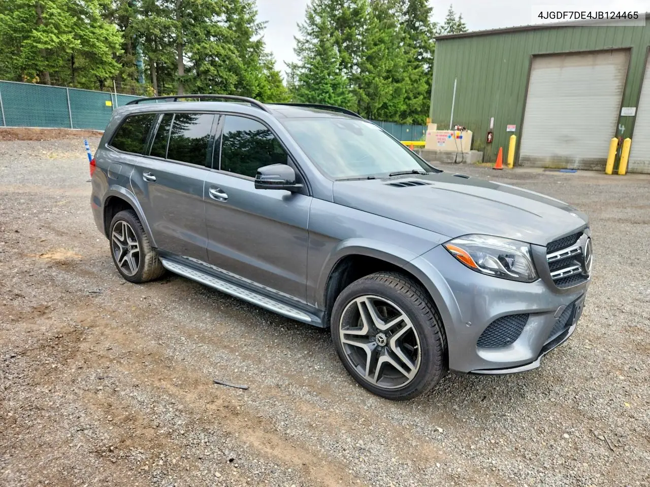 2018 Mercedes-Benz Gls 550 4Matic VIN: 4JGDF7DE4JB124465 Lot: 61764396