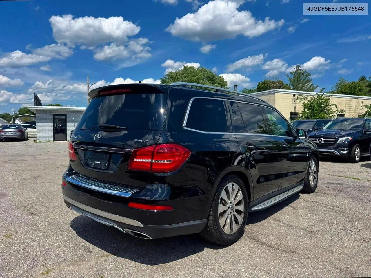 2018 Mercedes-Benz Gls 450 4Matic VIN: 4JGDF6EE7JB176648 Lot: 62117646