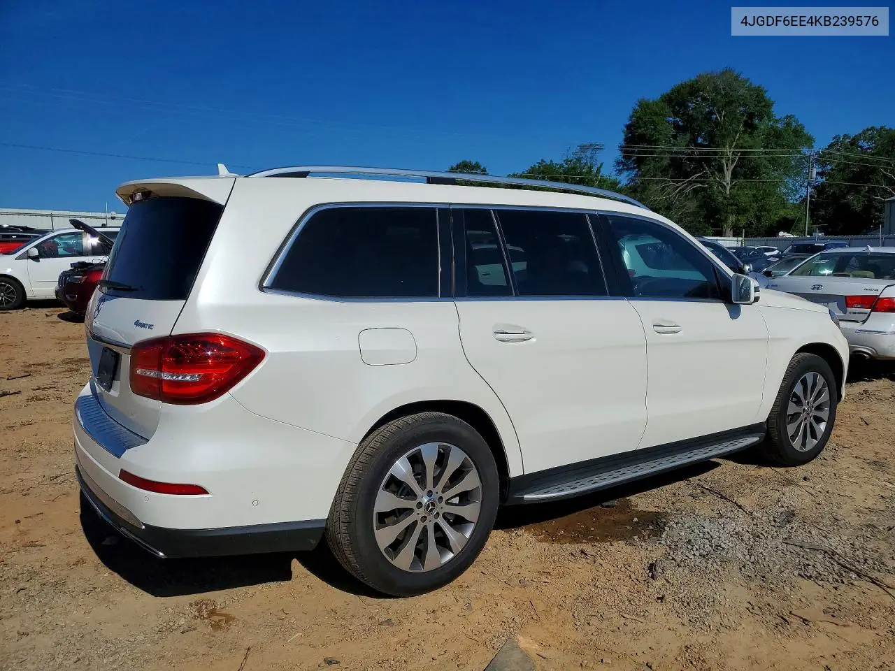 2019 Mercedes-Benz Gls 450 4Matic VIN: 4JGDF6EE4KB239576 Lot: 55500486