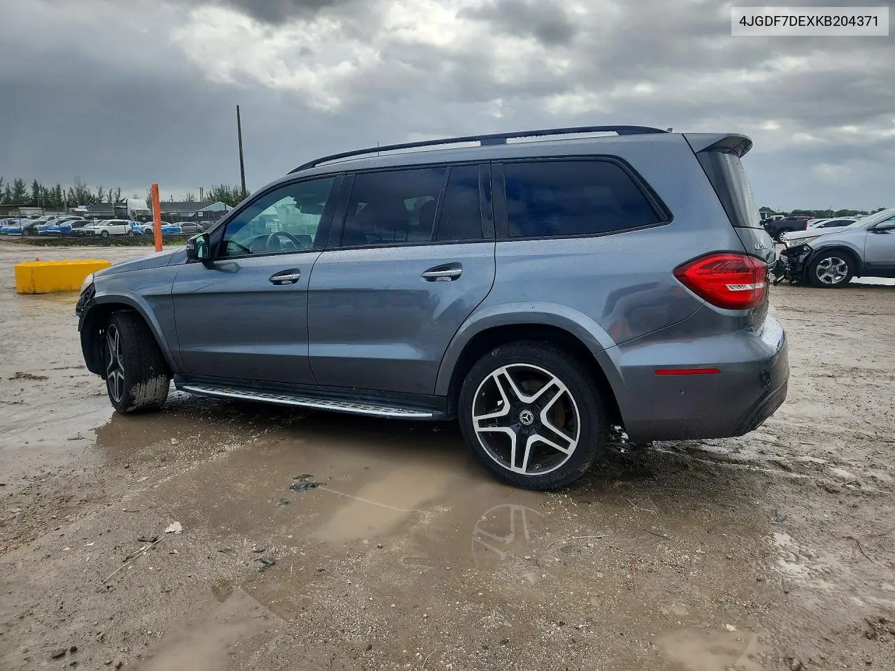 2019 Mercedes-Benz Gls 550 4Matic VIN: 4JGDF7DEXKB204371 Lot: 55512276