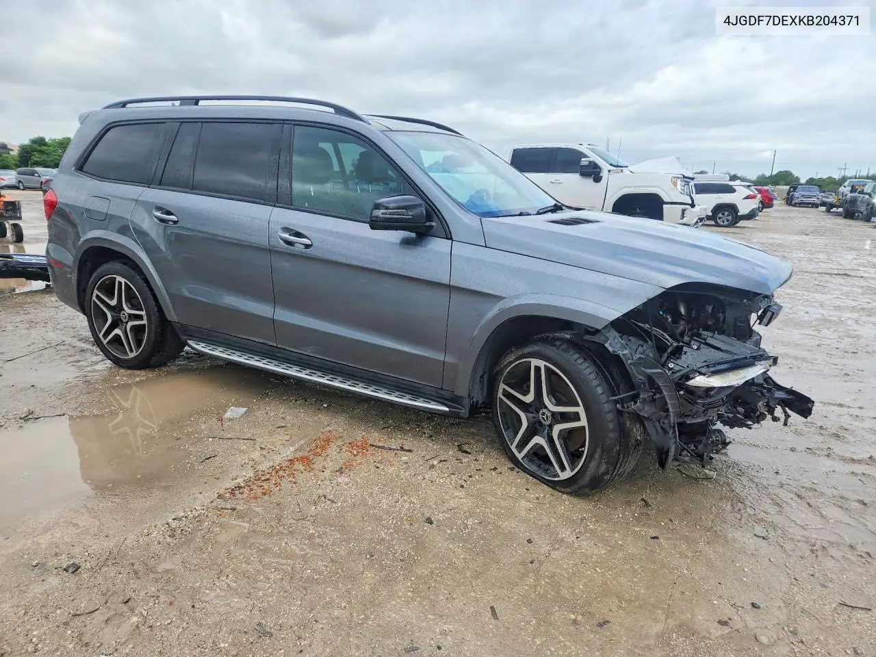 2019 Mercedes-Benz Gls 550 4Matic VIN: 4JGDF7DEXKB204371 Lot: 55512276