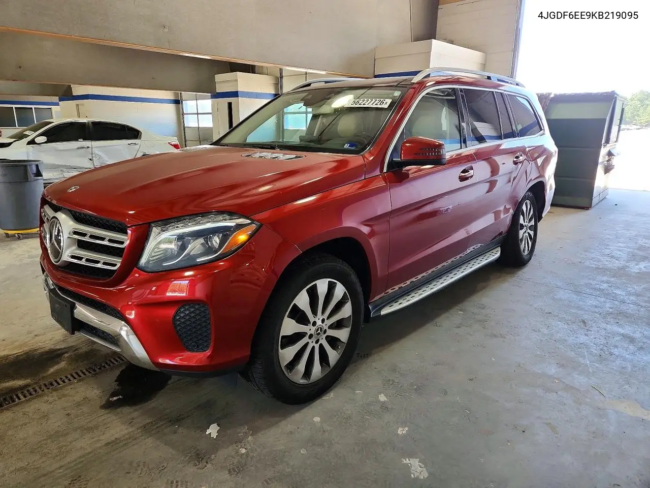 2019 Mercedes-Benz Gls 450 4Matic VIN: 4JGDF6EE9KB219095 Lot: 56227726