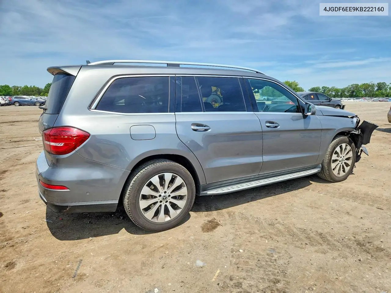 2019 Mercedes-Benz Gls 450 4Matic VIN: 4JGDF6EE9KB222160 Lot: 56410296