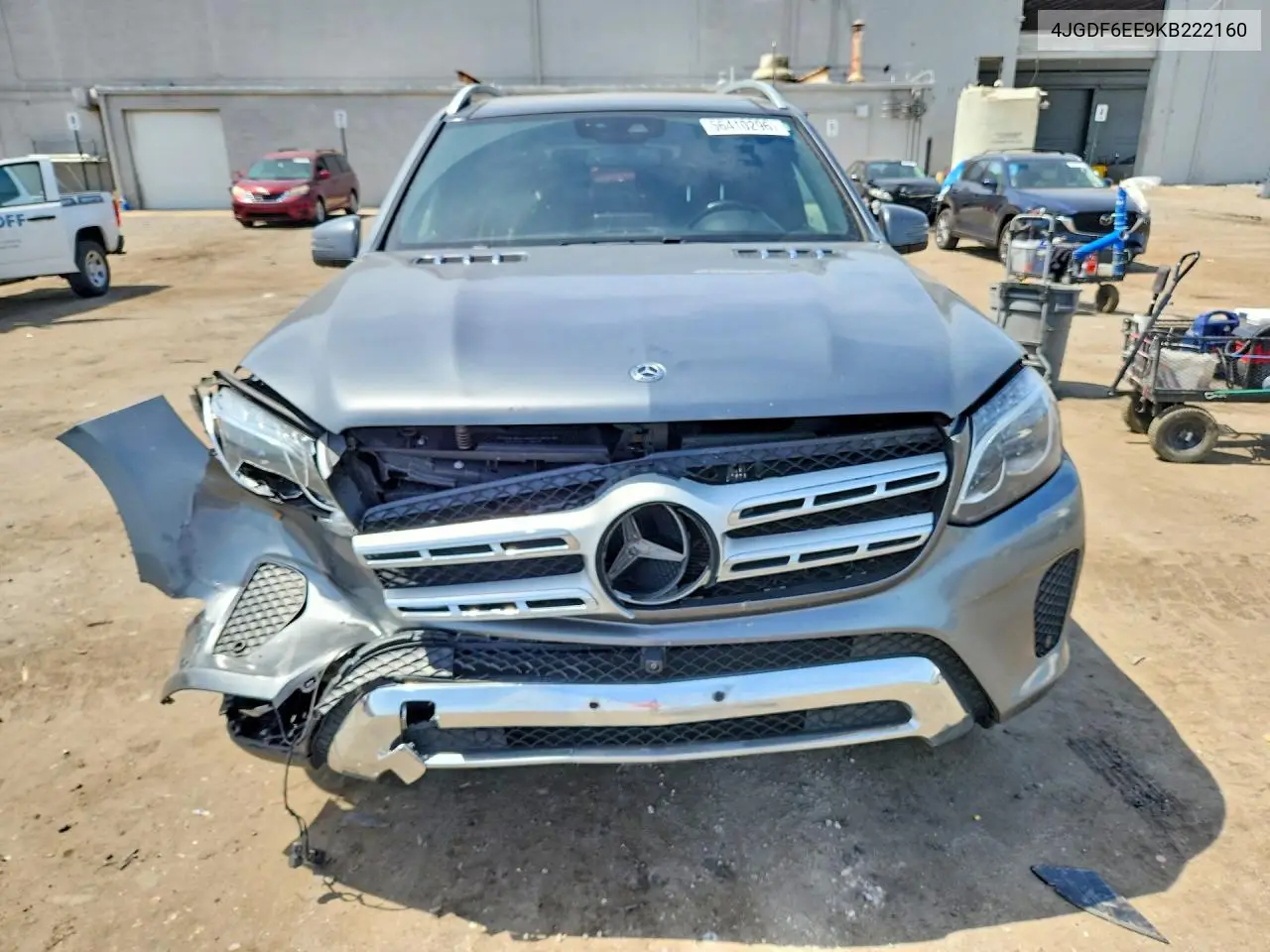 2019 Mercedes-Benz Gls 450 4Matic VIN: 4JGDF6EE9KB222160 Lot: 56410296