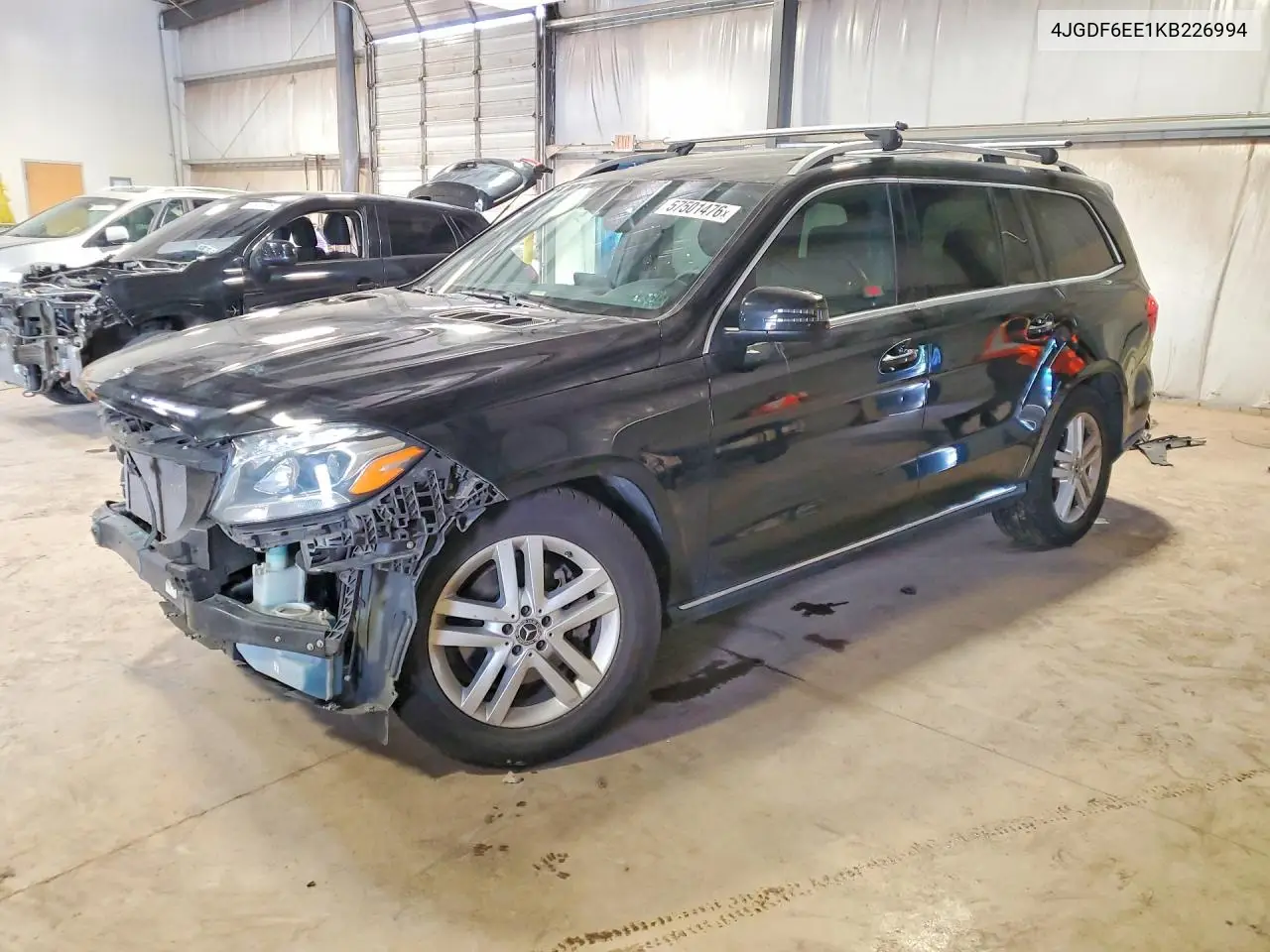 2019 Mercedes-Benz Gls 450 4Matic VIN: 4JGDF6EE1KB226994 Lot: 57501476