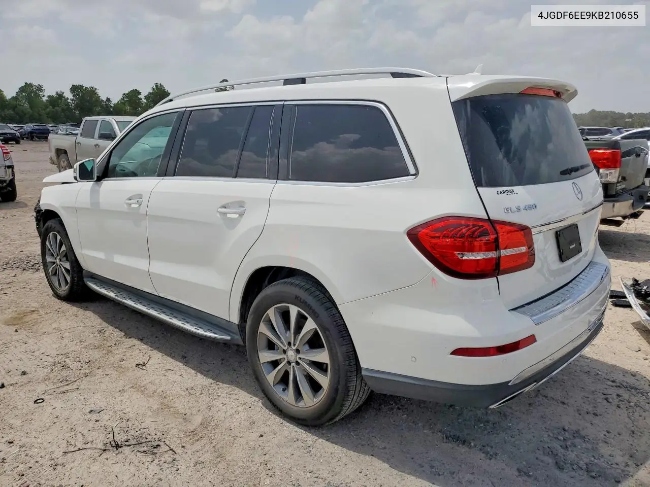 2019 Mercedes-Benz Gls 450 4Matic VIN: 4JGDF6EE9KB210655 Lot: 57645876