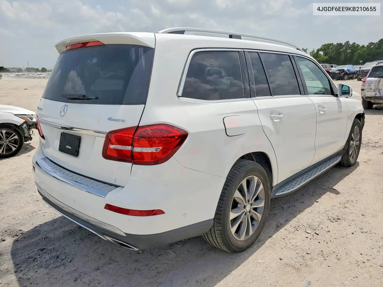 2019 Mercedes-Benz Gls 450 4Matic VIN: 4JGDF6EE9KB210655 Lot: 57645876