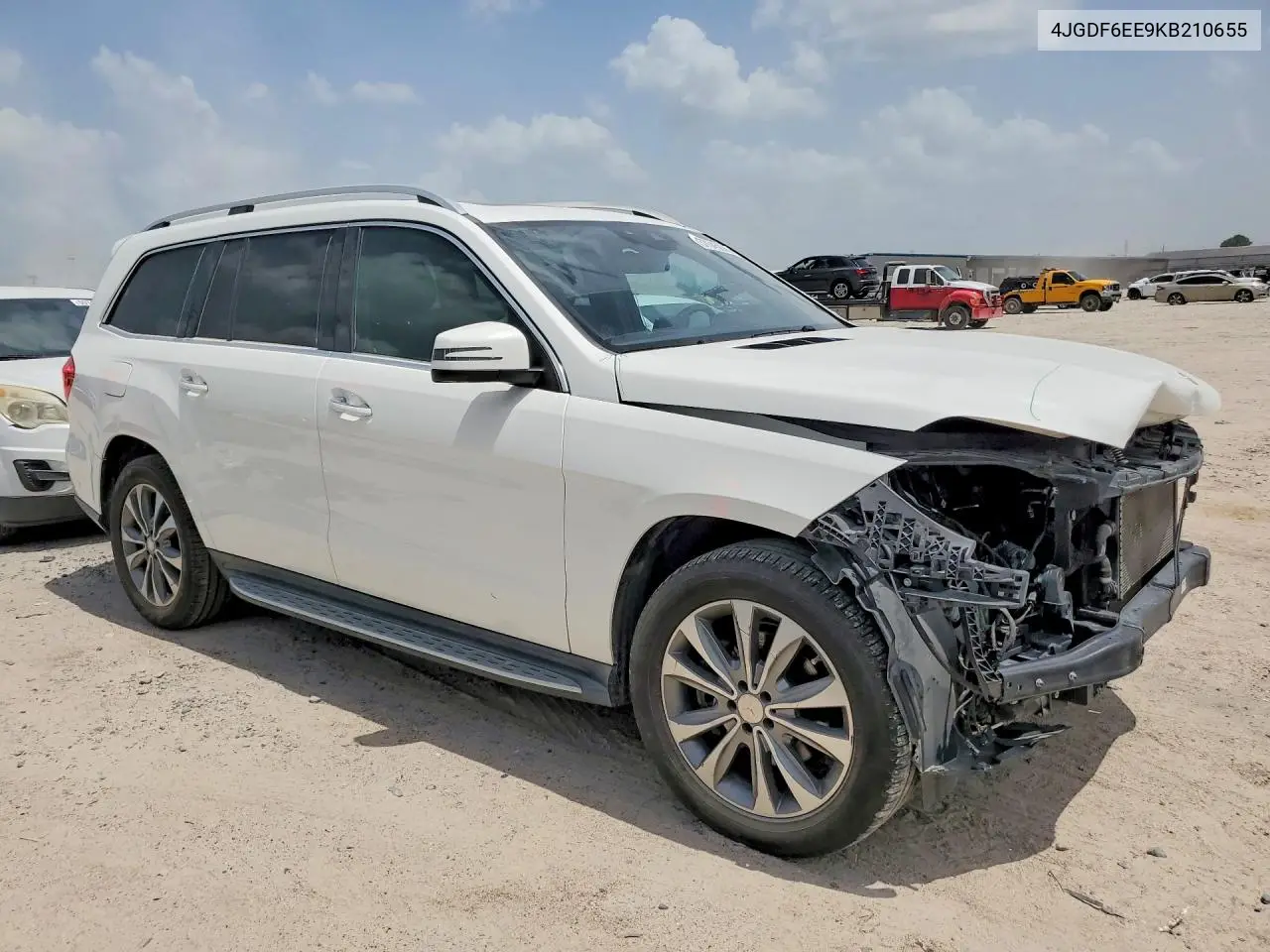 2019 Mercedes-Benz Gls 450 4Matic VIN: 4JGDF6EE9KB210655 Lot: 57645876