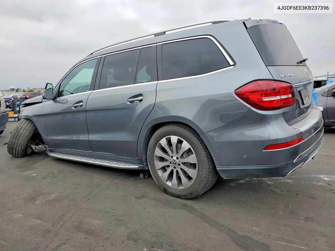 2019 Mercedes-Benz Gls 450 4Matic VIN: 4JGDF6EE3KB237396 Lot: 57691216