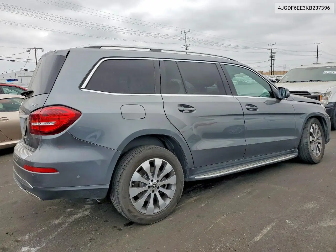 2019 Mercedes-Benz Gls 450 4Matic VIN: 4JGDF6EE3KB237396 Lot: 57691216