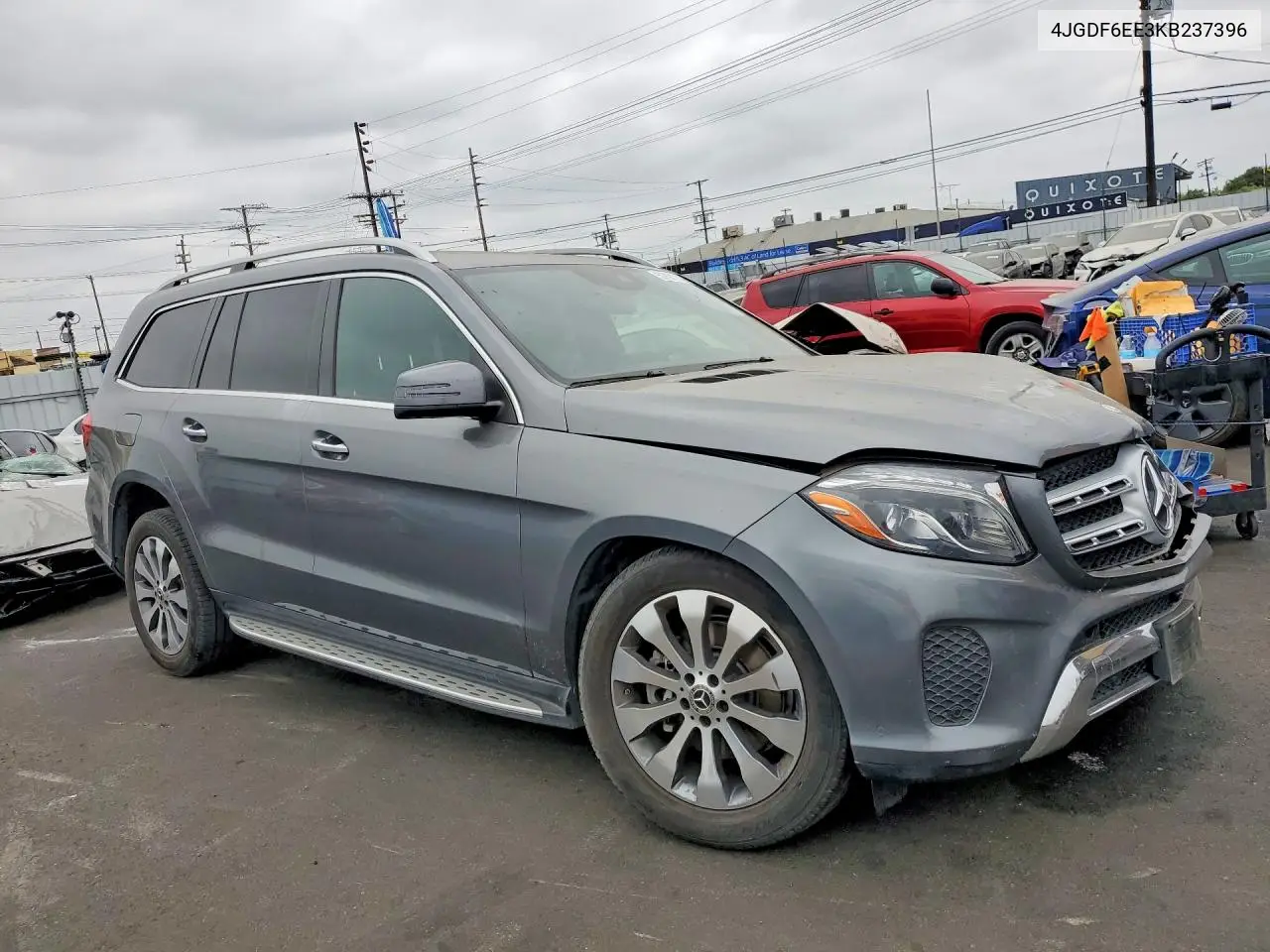 2019 Mercedes-Benz Gls 450 4Matic VIN: 4JGDF6EE3KB237396 Lot: 57691216