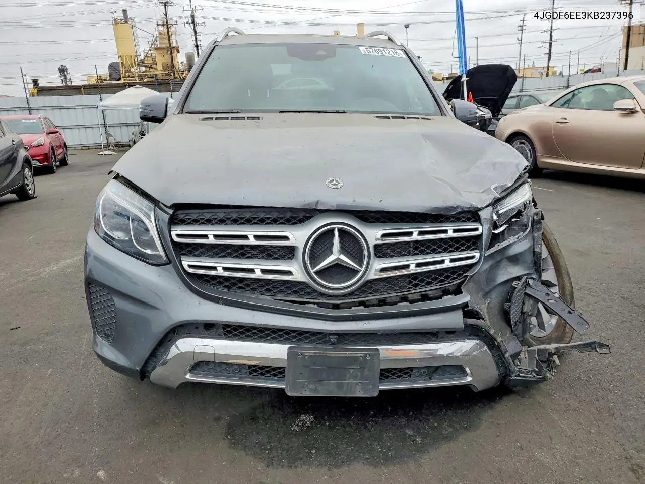 2019 Mercedes-Benz Gls 450 4Matic VIN: 4JGDF6EE3KB237396 Lot: 57691216