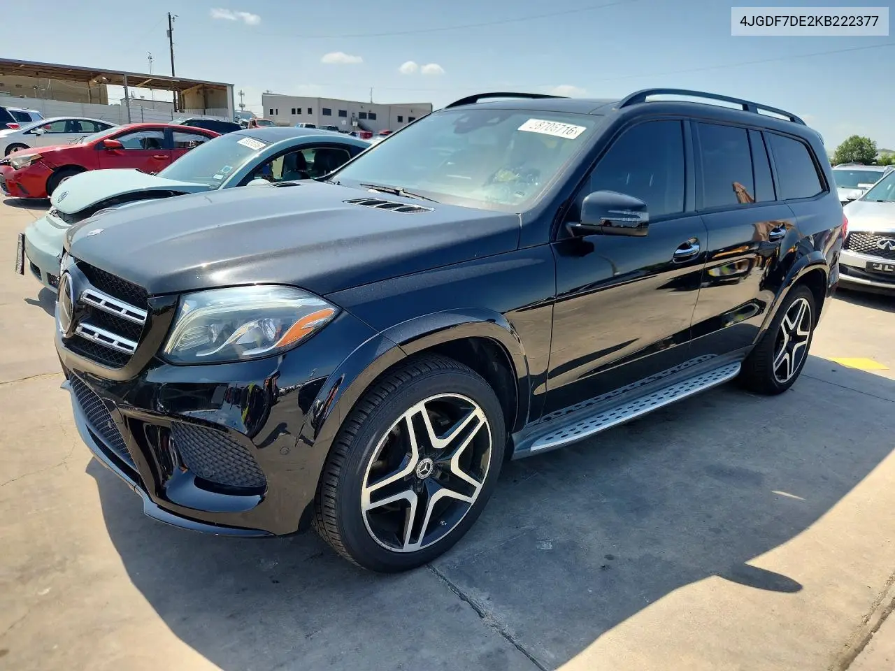 2019 Mercedes-Benz Gls 550 4Matic VIN: 4JGDF7DE2KB222377 Lot: 58706716