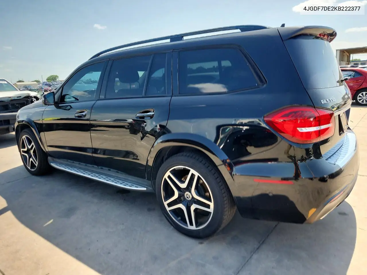 2019 Mercedes-Benz Gls 550 4Matic VIN: 4JGDF7DE2KB222377 Lot: 58706716