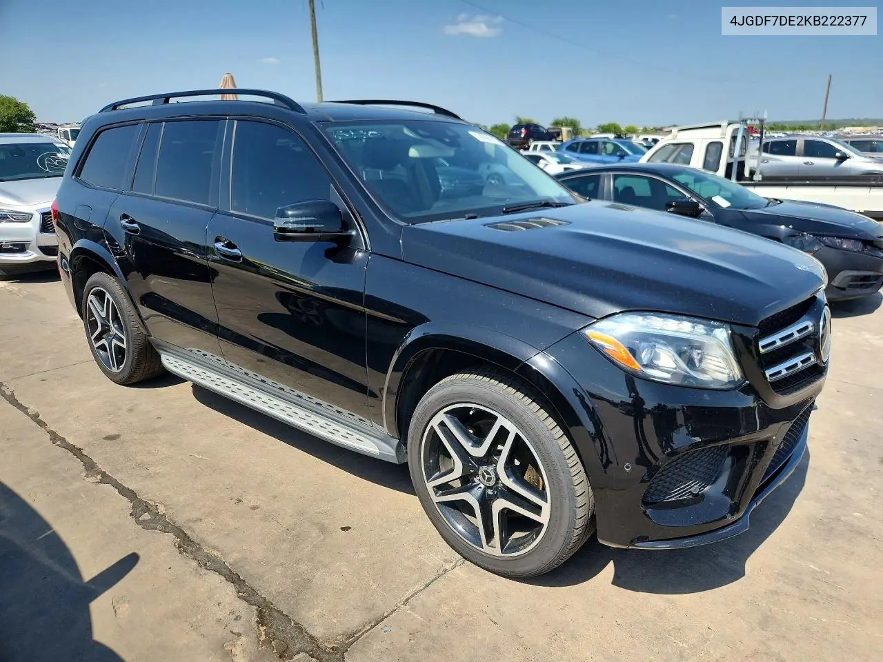2019 Mercedes-Benz Gls 550 4Matic VIN: 4JGDF7DE2KB222377 Lot: 58706716