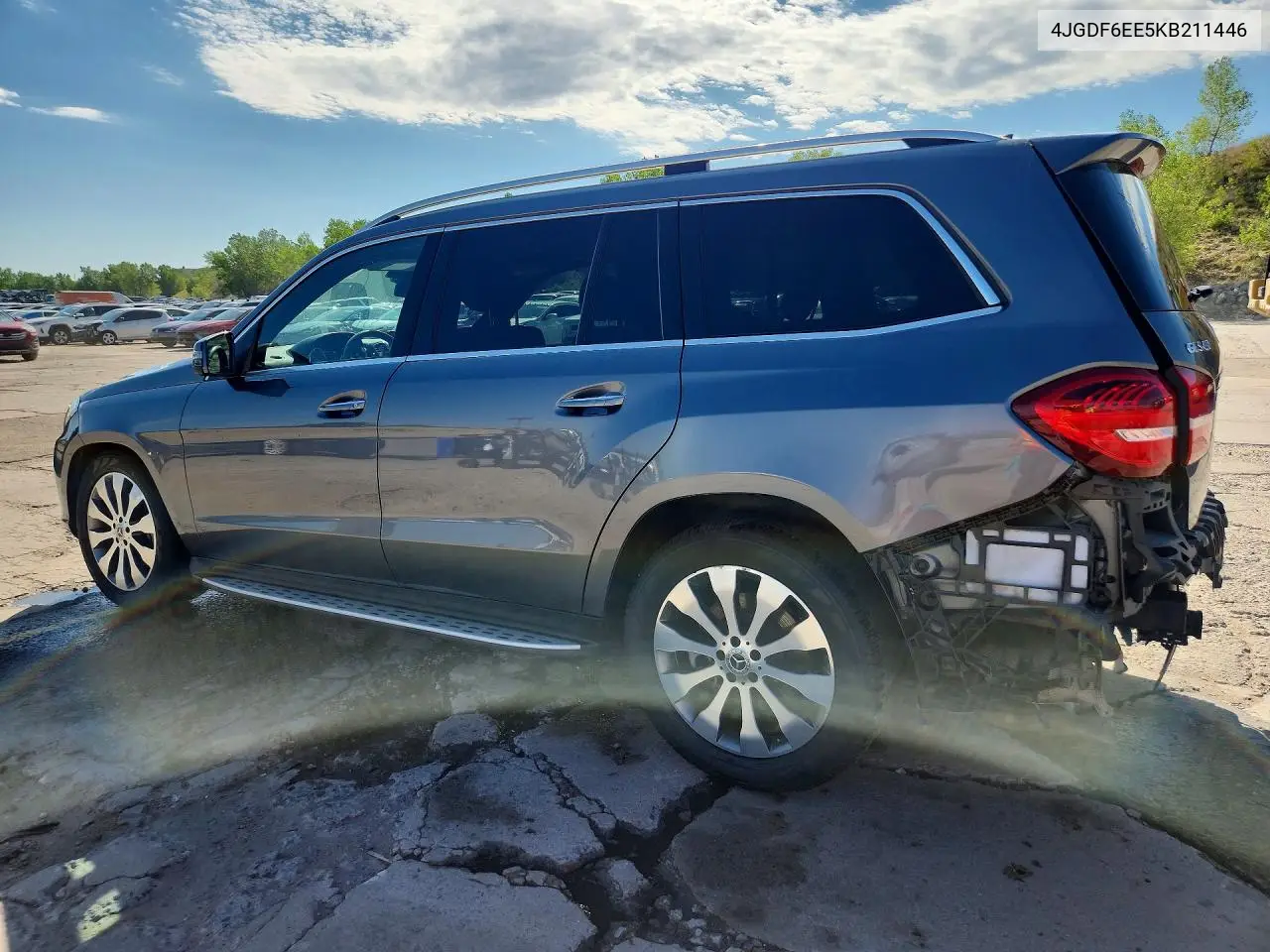 2019 Mercedes-Benz Gls 450 4Matic VIN: 4JGDF6EE5KB211446 Lot: 58922316