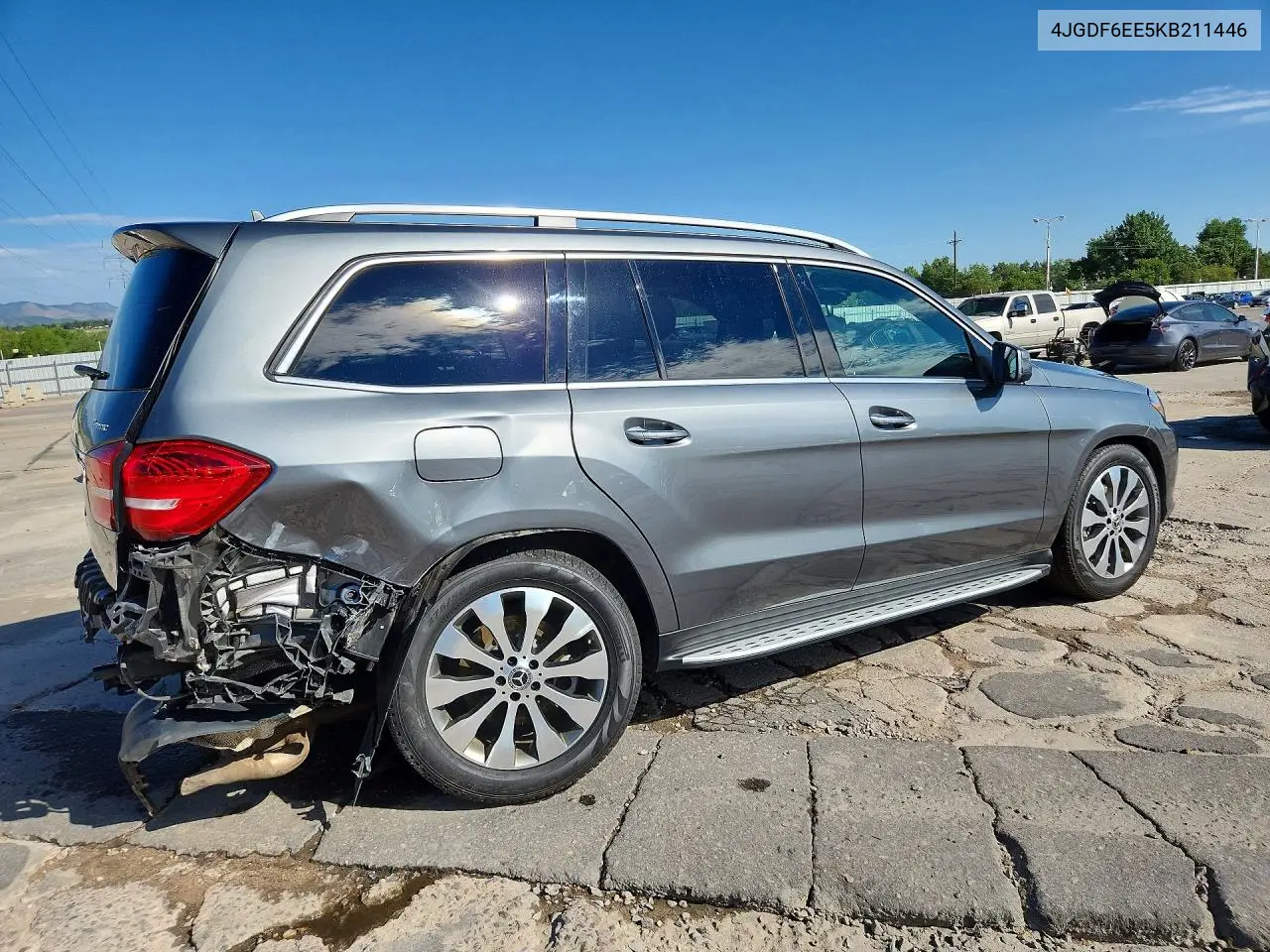 2019 Mercedes-Benz Gls 450 4Matic VIN: 4JGDF6EE5KB211446 Lot: 58922316