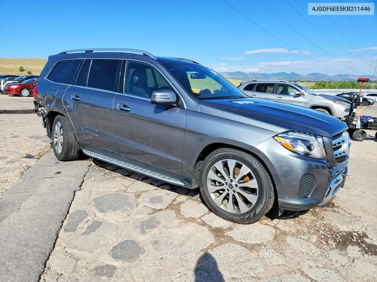 2019 Mercedes-Benz Gls 450 4Matic VIN: 4JGDF6EE5KB211446 Lot: 58922316