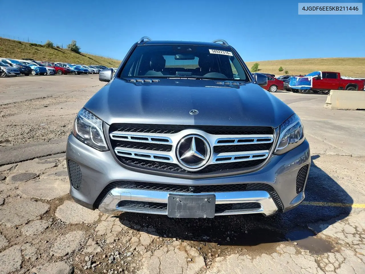 2019 Mercedes-Benz Gls 450 4Matic VIN: 4JGDF6EE5KB211446 Lot: 58922316