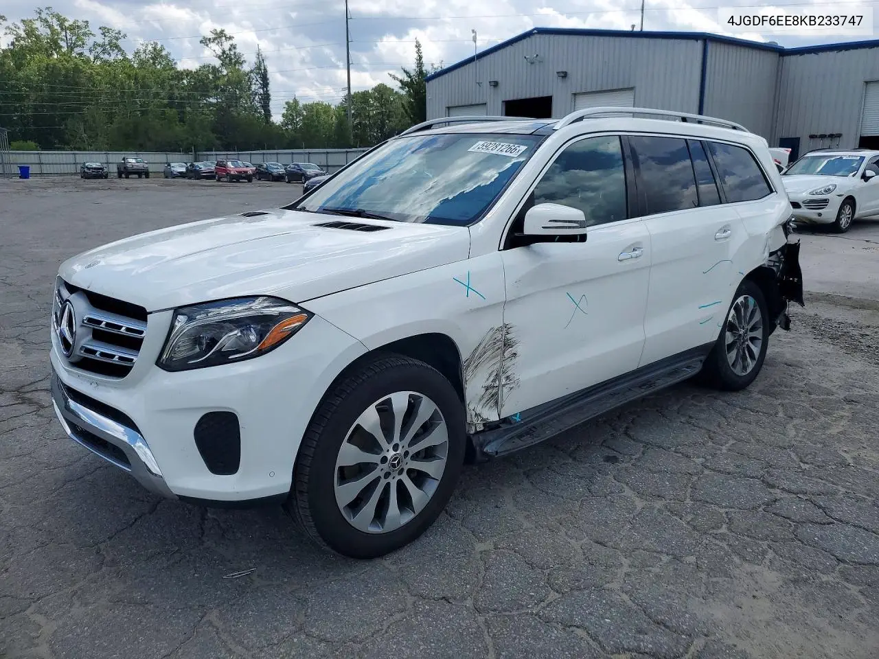 2019 Mercedes-Benz Gls 450 4Matic VIN: 4JGDF6EE8KB233747 Lot: 59281266