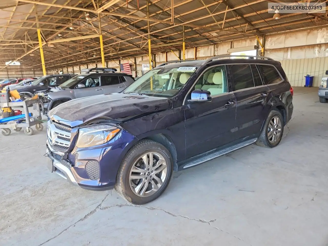 2019 Mercedes-Benz Gls 450 4Matic VIN: 4JGDF6EEXKB207313 Lot: 59385266