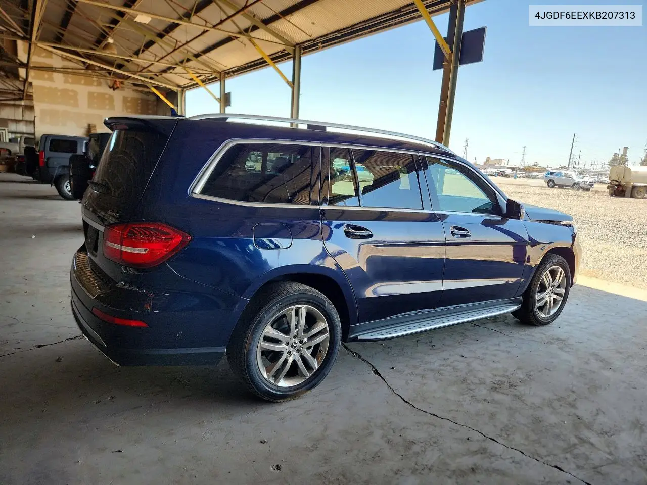 2019 Mercedes-Benz Gls 450 4Matic VIN: 4JGDF6EEXKB207313 Lot: 59385266