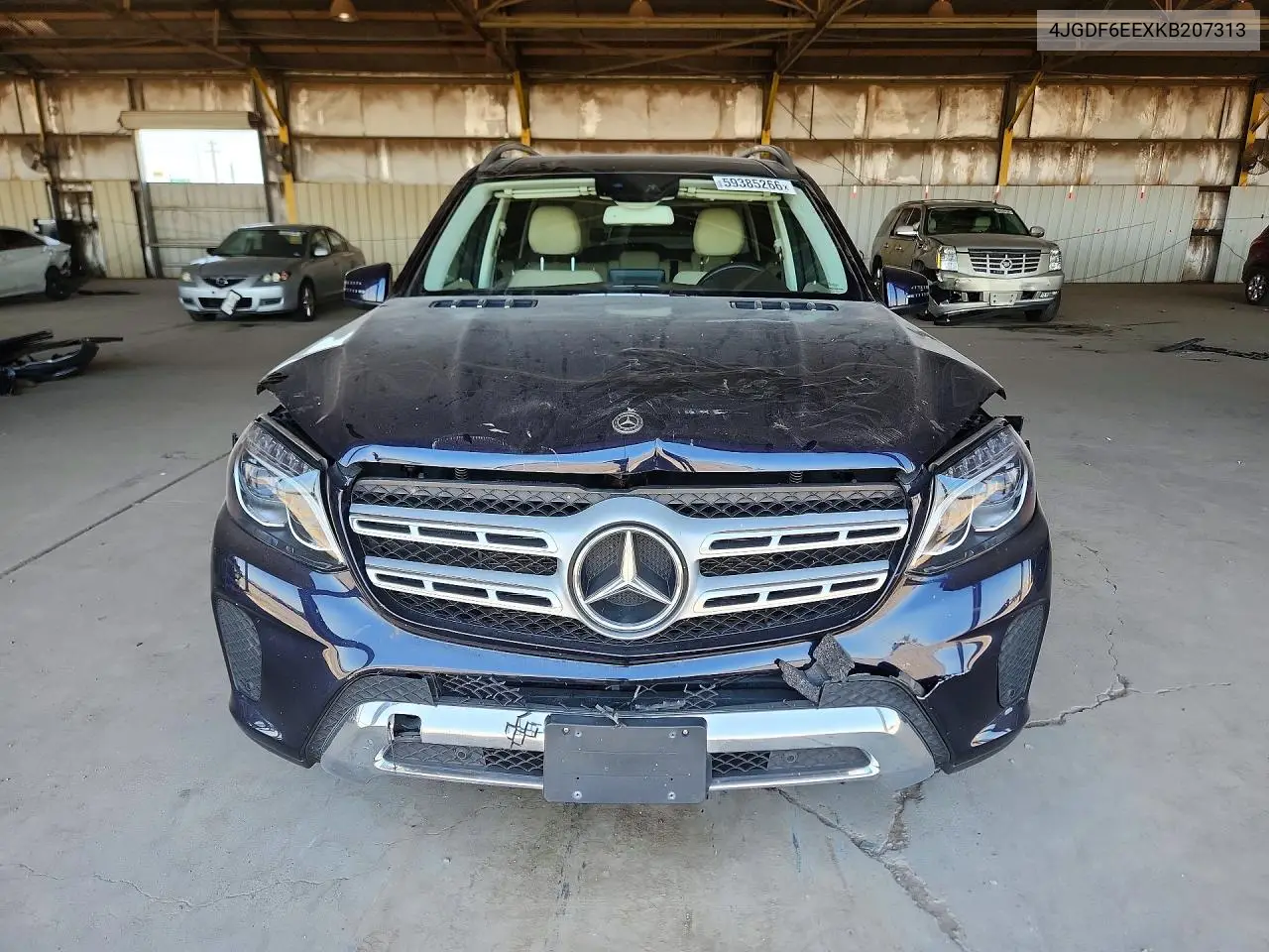 2019 Mercedes-Benz Gls 450 4Matic VIN: 4JGDF6EEXKB207313 Lot: 59385266