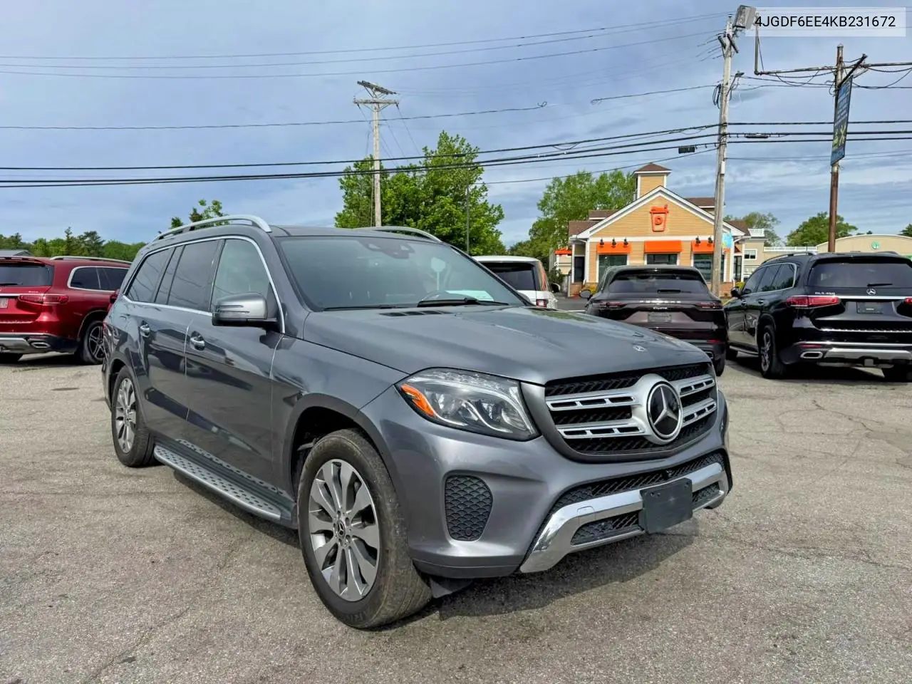 2019 Mercedes-Benz Gls 450 4Matic VIN: 4JGDF6EE4KB231672 Lot: 59607456