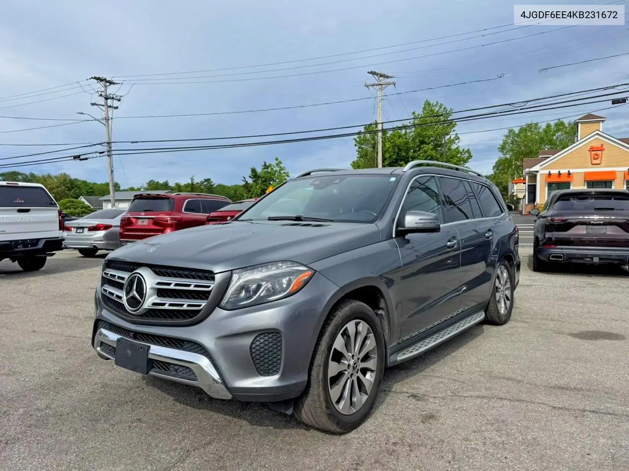 2019 Mercedes-Benz Gls 450 4Matic VIN: 4JGDF6EE4KB231672 Lot: 59607456