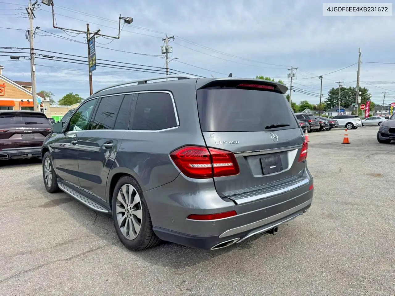 2019 Mercedes-Benz Gls 450 4Matic VIN: 4JGDF6EE4KB231672 Lot: 59607456