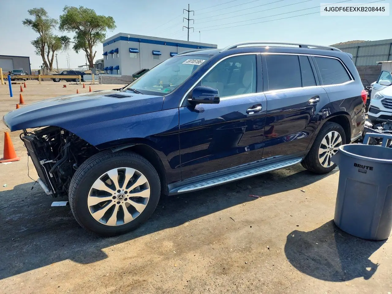 2019 Mercedes-Benz Gls 450 4Matic VIN: 4JGDF6EEXKB208445 Lot: 59705186