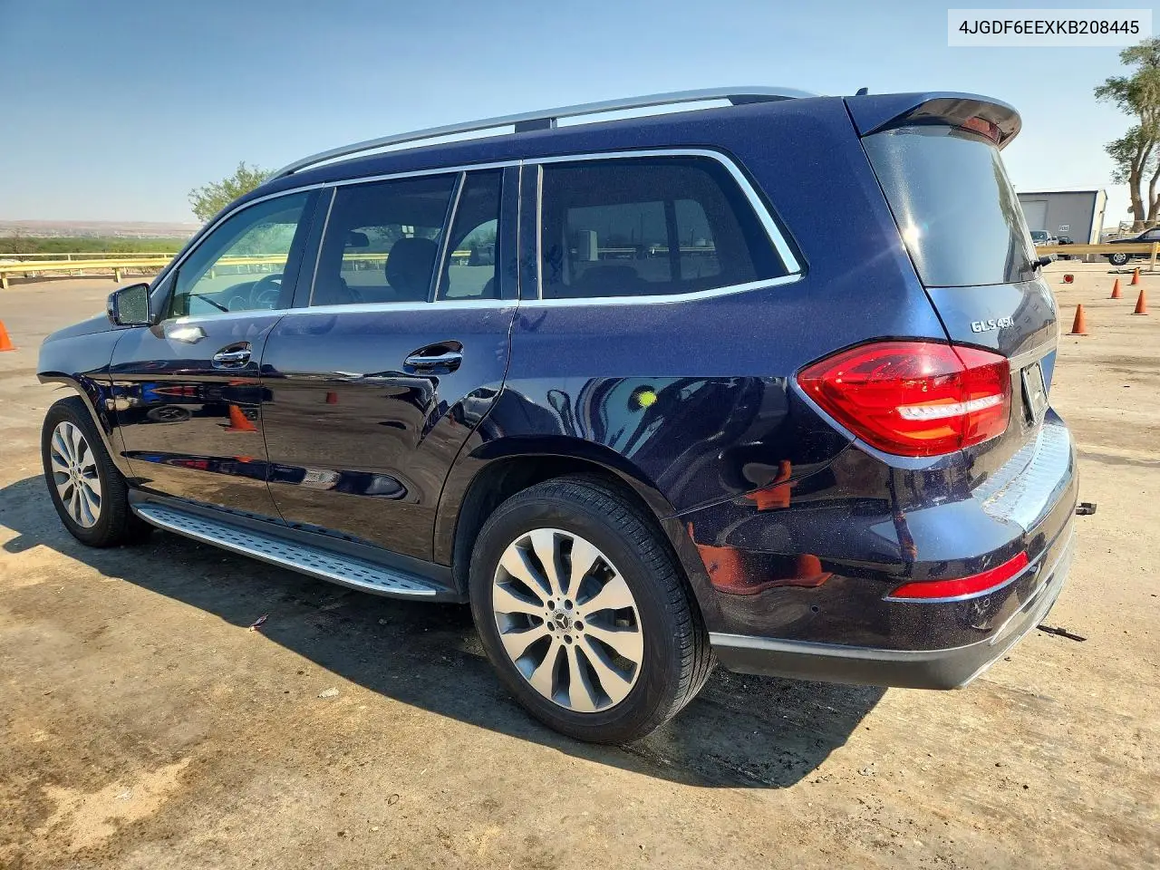 2019 Mercedes-Benz Gls 450 4Matic VIN: 4JGDF6EEXKB208445 Lot: 59705186