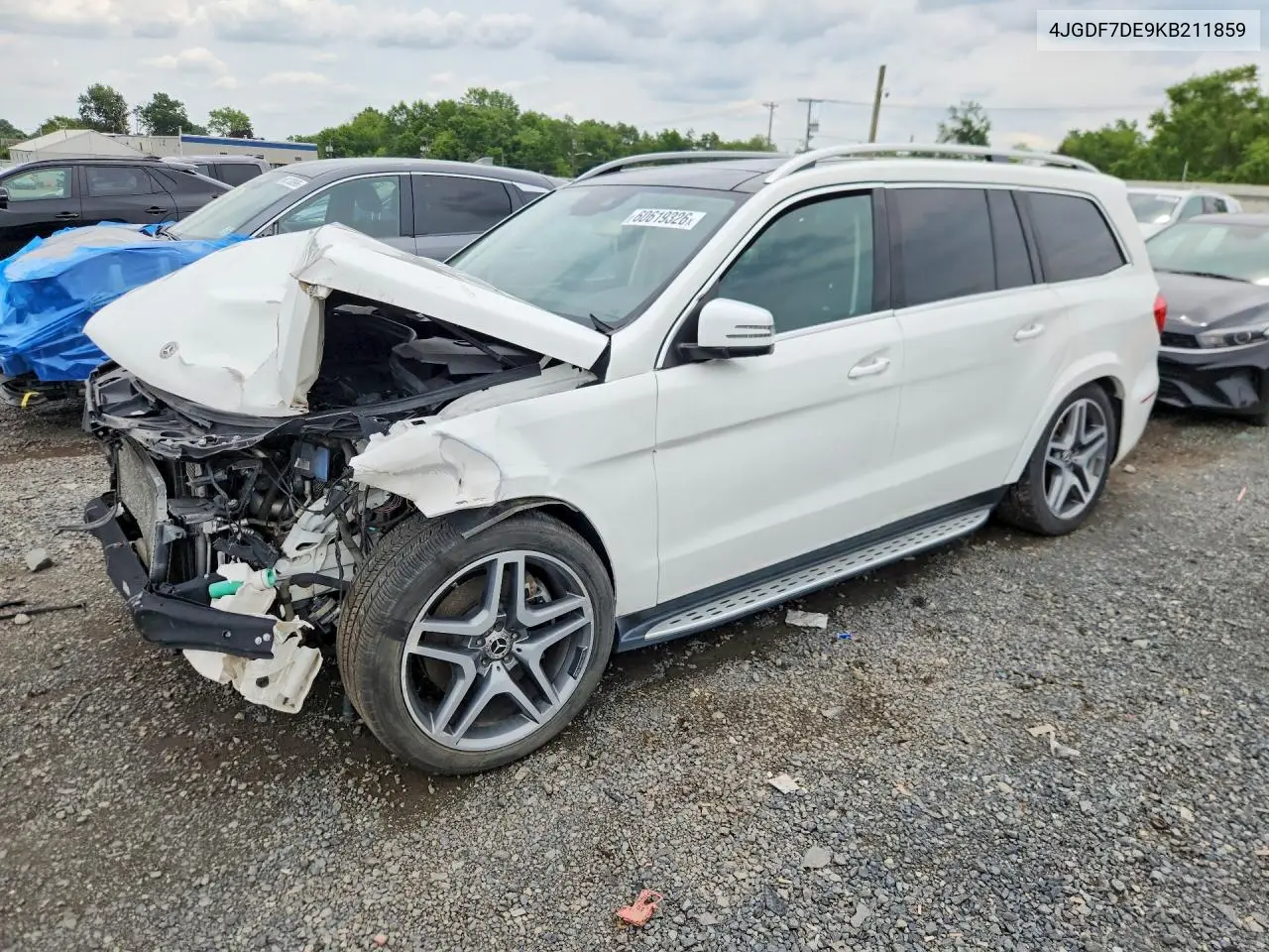 2019 Mercedes-Benz Gls 550 4Matic VIN: 4JGDF7DE9KB211859 Lot: 60619326