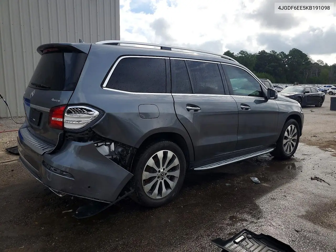 2019 Mercedes-Benz Gls 450 4Matic VIN: 4JGDF6EE5KB191098 Lot: 60646496