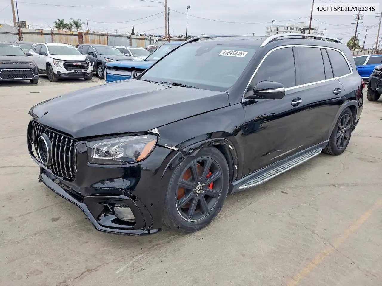 2020 Mercedes-Benz Gls 450 4Matic VIN: 4JGFF5KE2LA183345 Lot: 45549846